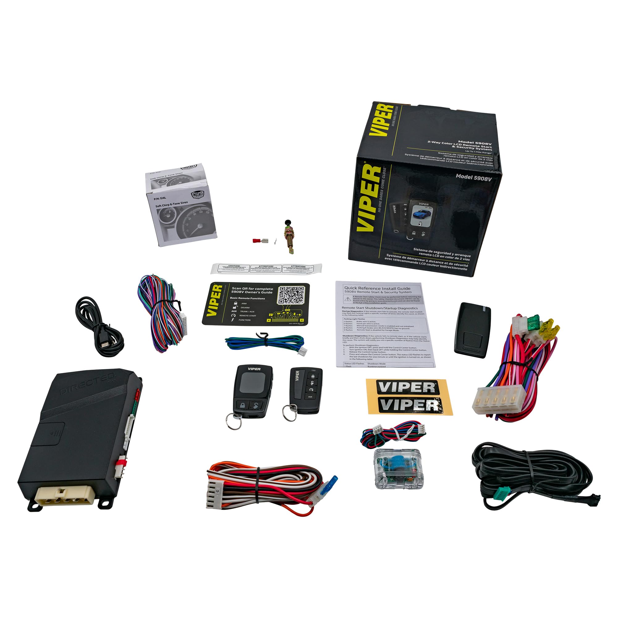 Amazon.com: Viper 5908V 2Way LCD Security and Remote Start System